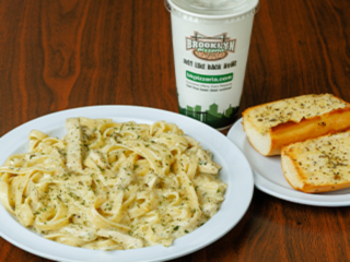 MEAL DEAL: Chicken Alfredo + Garlic Bread + Drink image