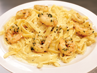 GARLIC SHRIMP ALFREDO image