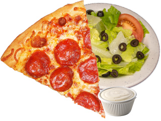 SLICE & SALAD LUNCH DEAL image