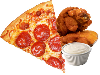 SLICE & WINGS LUNCH DEAL image
